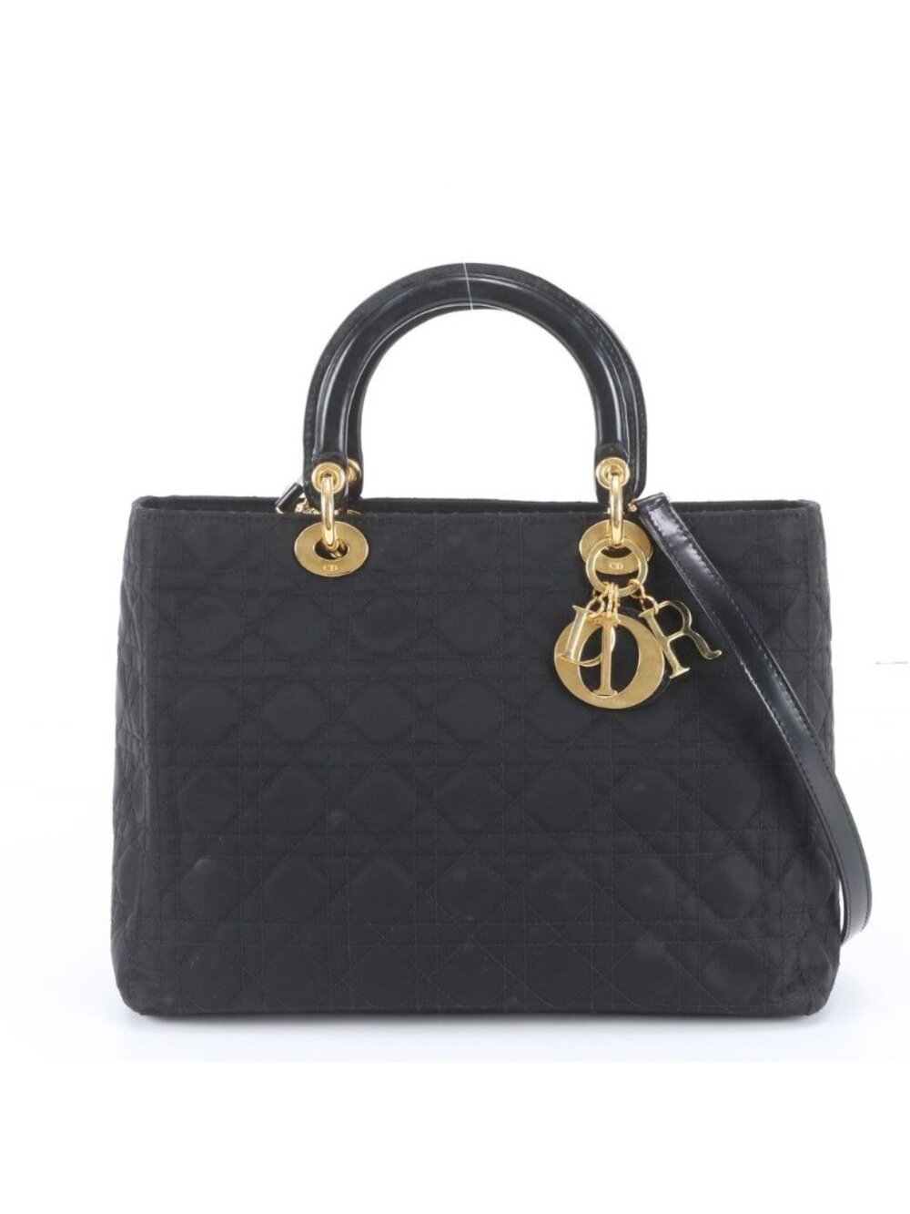 Dior Cannage Leather 2-Way Shoulder Bag